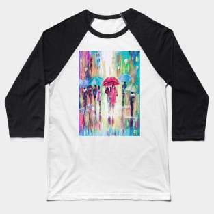 Walking In The Rain Baseball T-Shirt